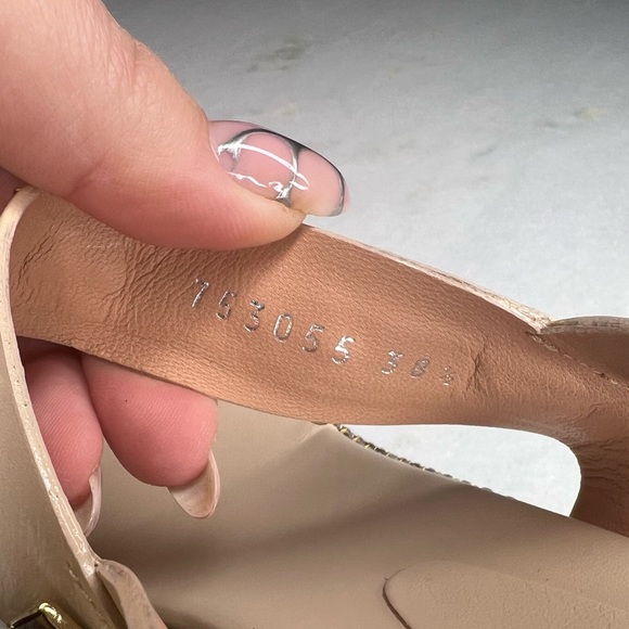 BALDININI WOMENS SANDAL HEELS BEIGE PINK WITH CLEAR HEEL SZ EU 38.5 - Picture 7 of 10